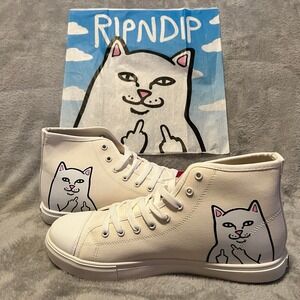 RIPNDIP Lord Nermal Hightops Shoes SkatePro Sunlight UV Color Reactive Sz 11 Cat